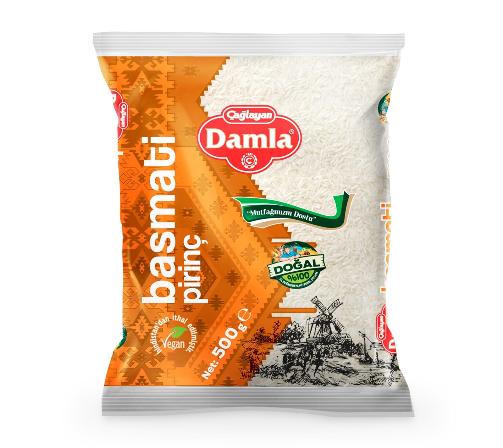 Damla Basmati Sella Pirinç 1 kg
