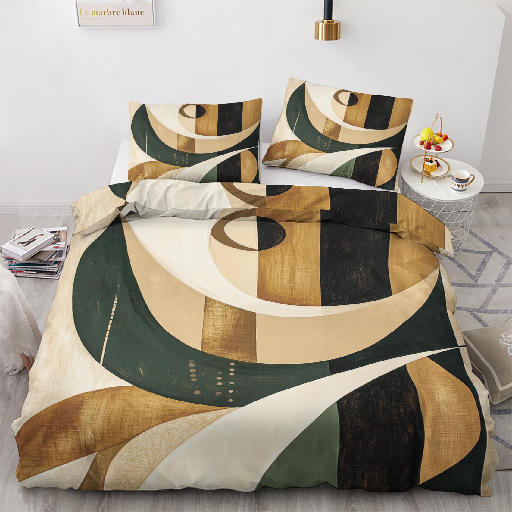 Housse de couette 220x240 avec fermeture éclair pour lit deux personnes