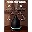 InnoGear Oil Diffuser, 300ML Ceramic Diffuser for Essential Oils Handcrafted Aromatherapy Diffuser Ultrasonic Cool Mist Humidifier with 4 Timers Waterless Auto Off for Room Office, Black