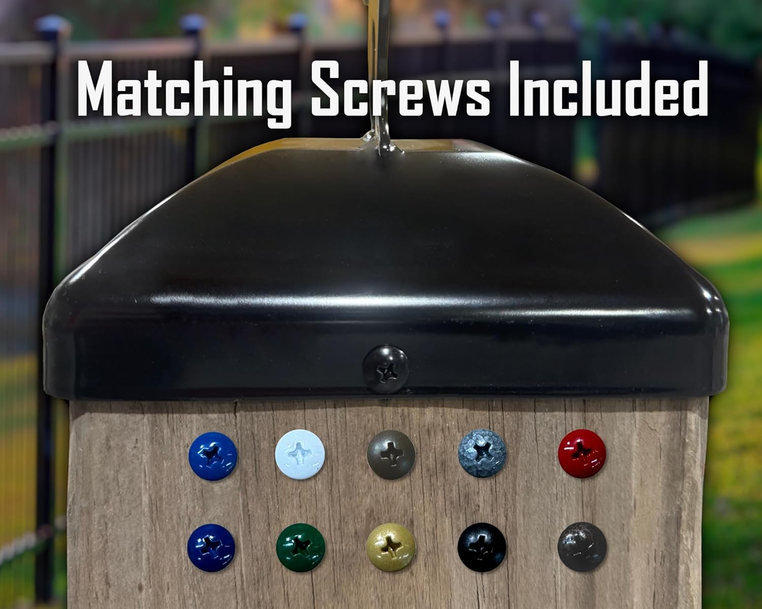 Wrought Iron Spiral Cannonball Post Cap for 4x4 Nominal Post (for Posts 3.5in x 3.5in or Smaller-Please Measure Post), Madison Iron and Wood (Gloss Black) (1 Each)