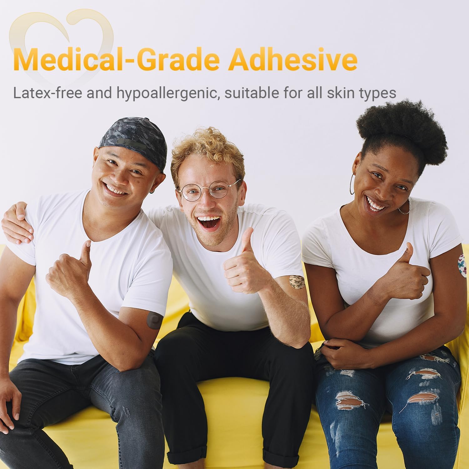 Libre 3 & Plus Sensorabdeckungen, wasserdichte Blumen, stoßsichere harte Kappe | Amolyfe Freestyle Libre 3 Plus Abdeckungen, atmungsaktiv, latexfrei, Instinkt-Pflaster, 14 Tage CGM-Schutz, Blume, 10 Stück