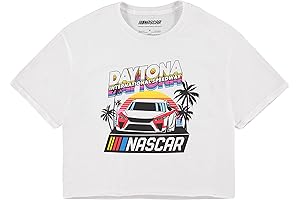 Ladies Chic Race Car Fashion Cropped Tee