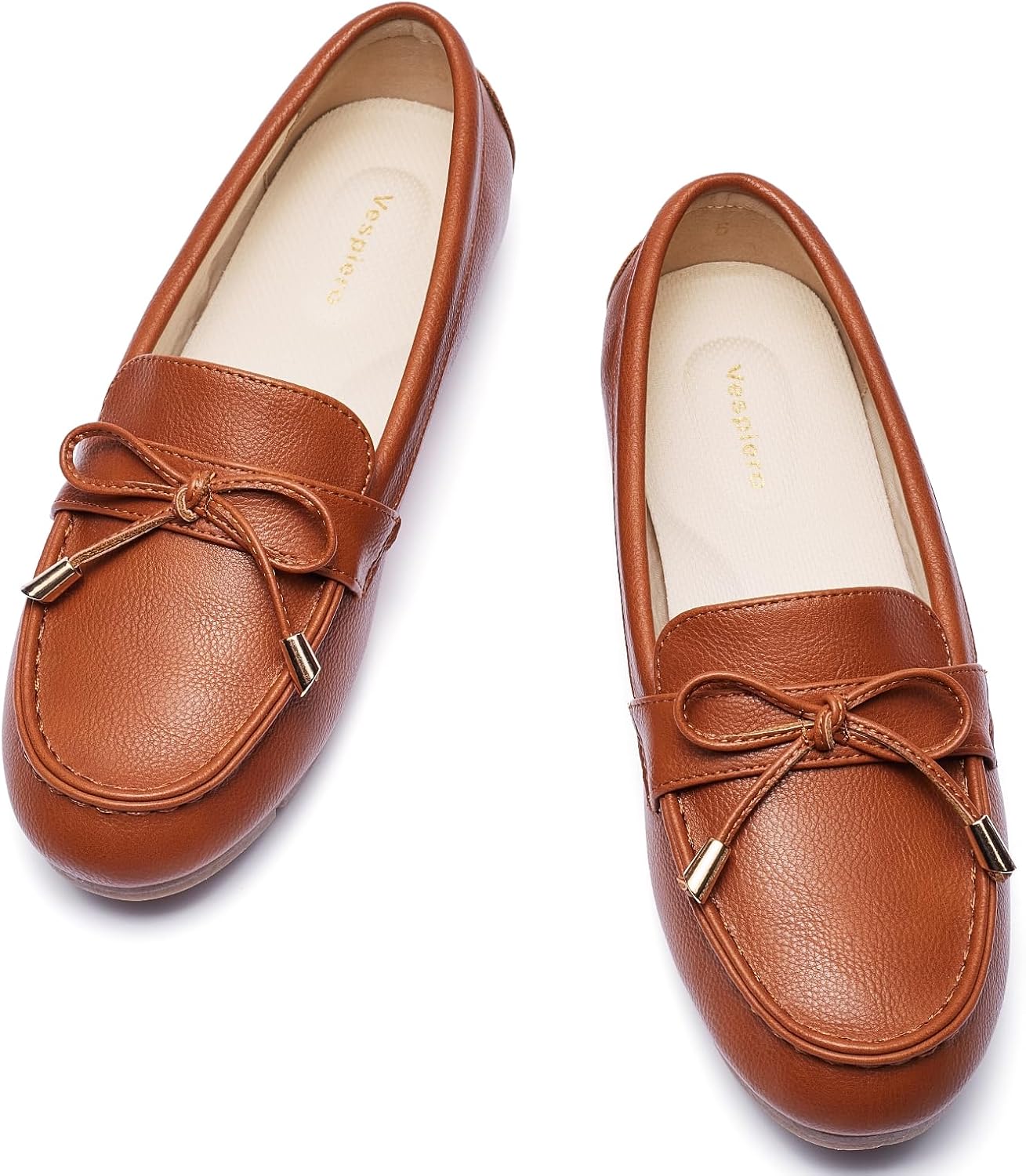 Vespiero Loafers for Women Slip On Flats Comfortable Business Dressy Casual Non Slip Work Walking Office Loafers Shoes - Image 2