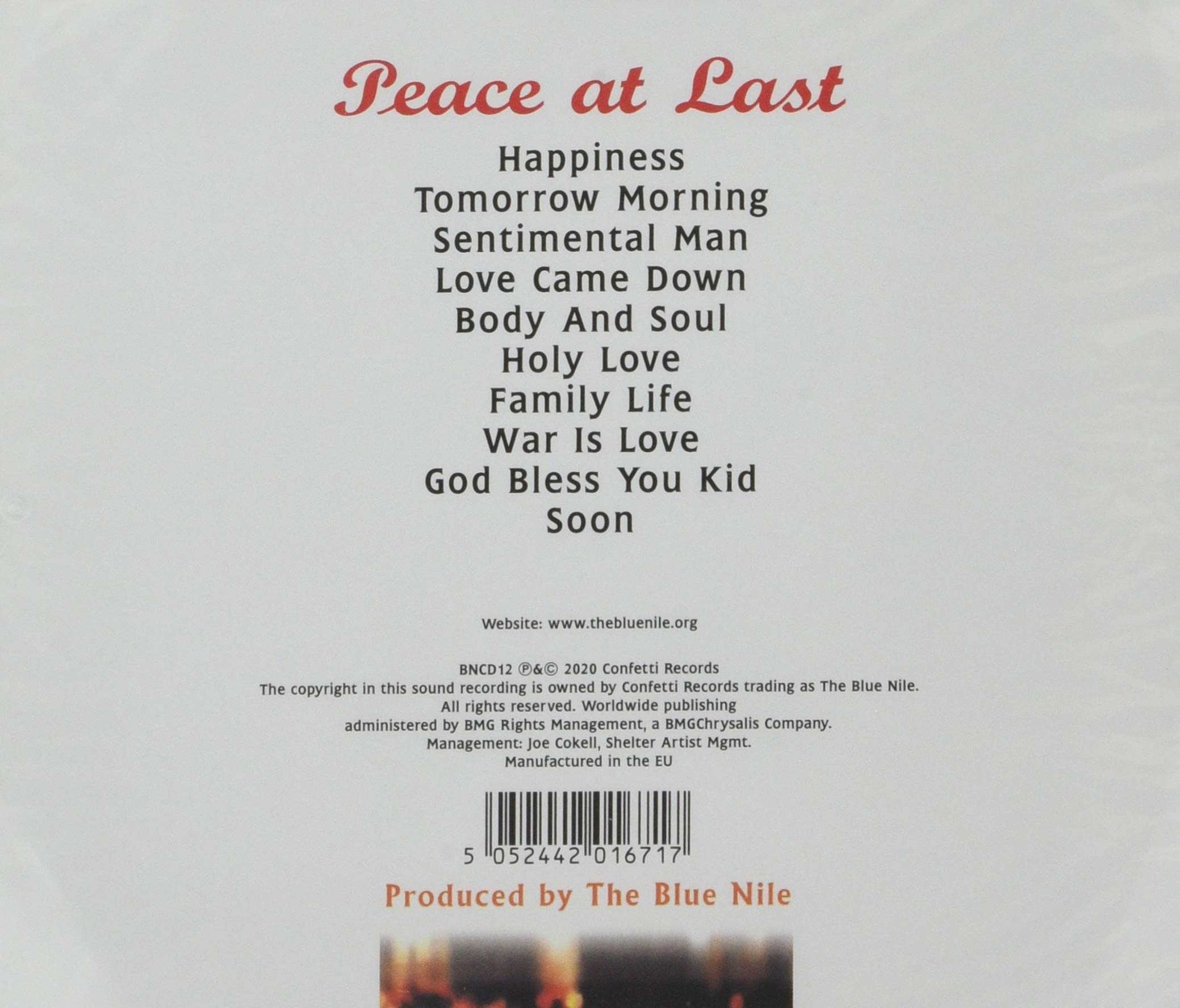 Peace At Last