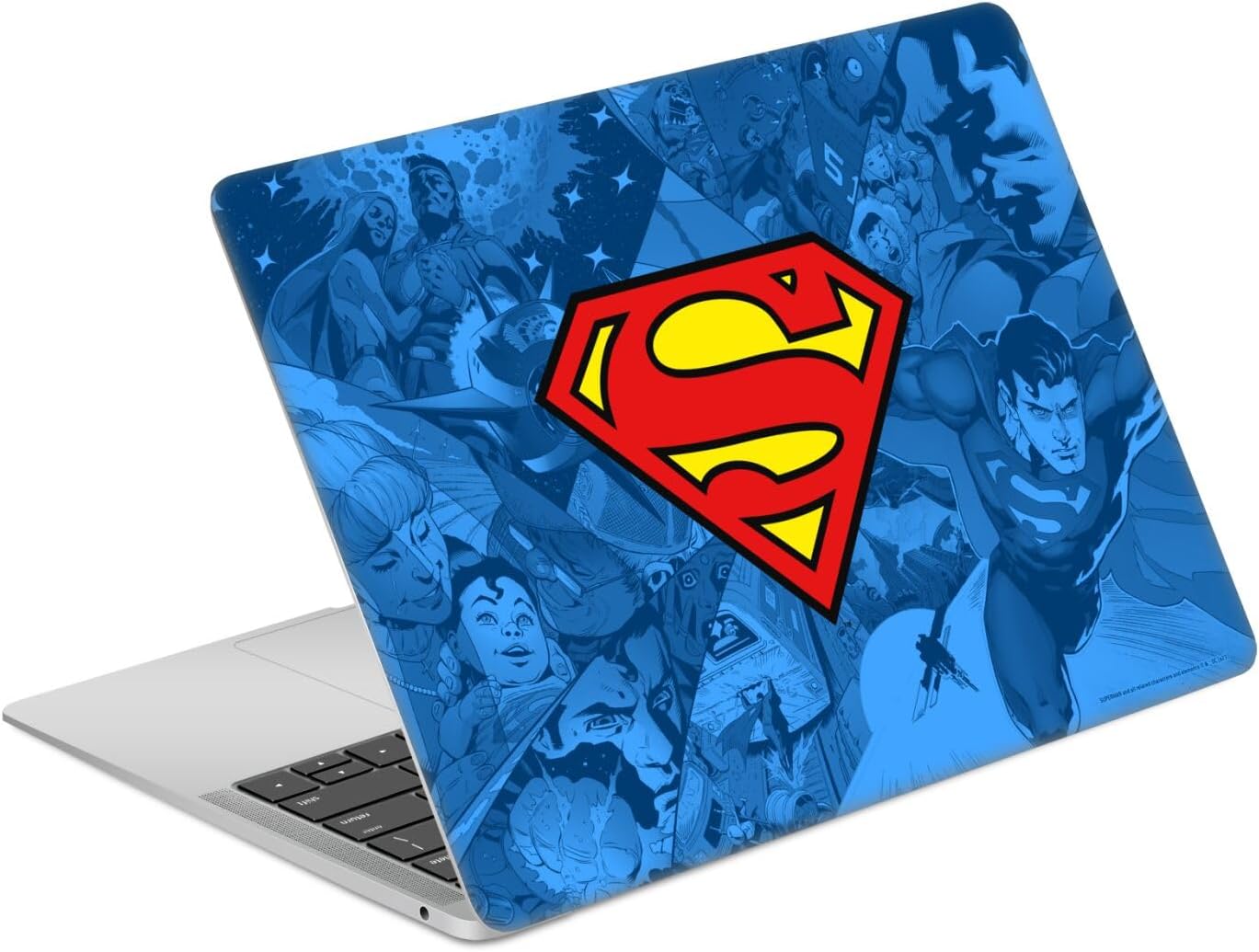 Head Case Designs Officially Licensed Superman DC Comics Collage Logos and Comic Book Vinyl Sticker Skin Decal Cover Compatible with MacBook Air 13.3" A1932/A2179