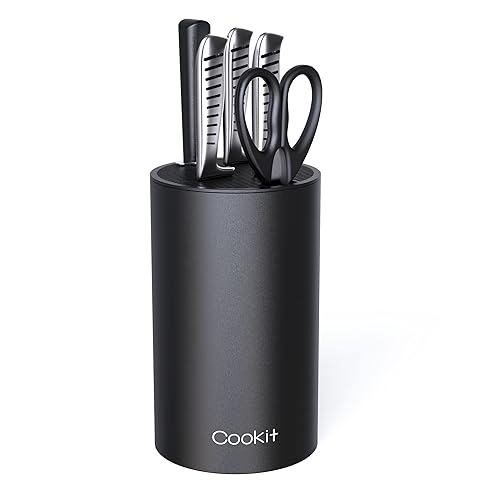 Knife Block Without Knives, Cookit Universal Round Knife Block Only,