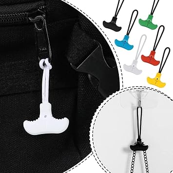 Zipper Pull Zipper Extender Replacement Luggage Paracord Zipper Pull T Shape Large Size Tab Extension Cord Fixer