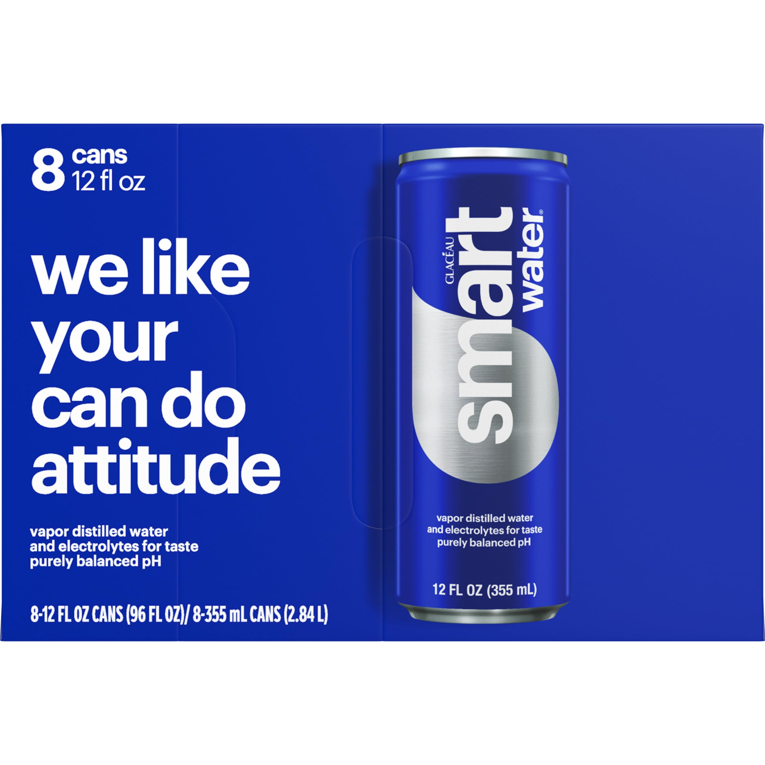 Smartwater Aluminum Can 12oz 8pk — view 5