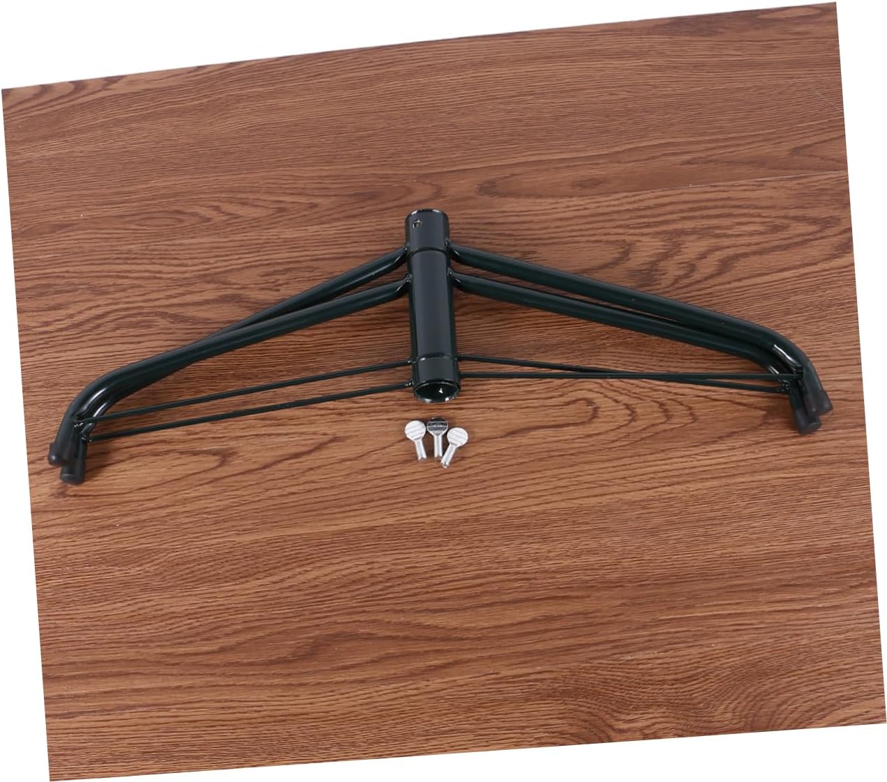 Artificial Christmas Tree Stand 45cm Metal Base and Easy-to-Install for Mini Trees (Blackish)