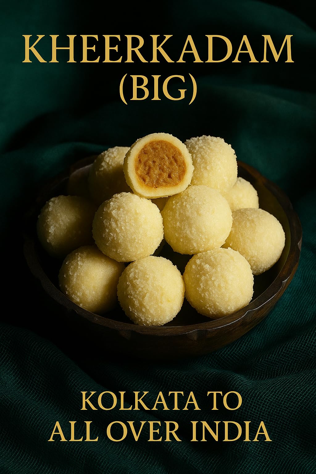 BANGLARMISTI Kheerkadam Big Size | Traditional Bengali Sweets from Kolkata, Delivered All Over India, 8pcs Pack 1
