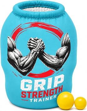 Grip Strength Trainer, Forearm Hand Gripper Strength Trainer Bag