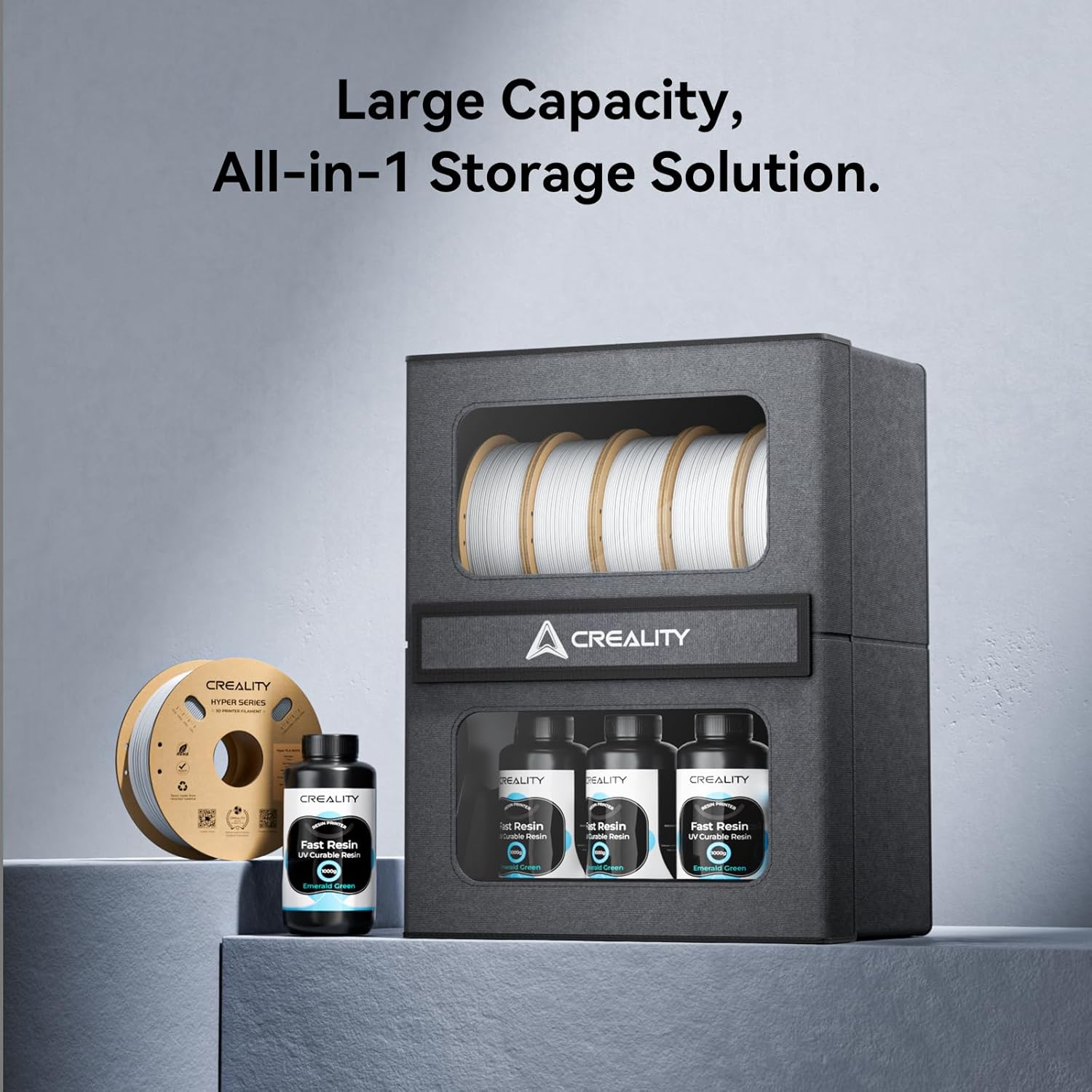 Creality CFS for K2 Plus 3D Printer, Bundle with Creality Filament Storage Box 10KG