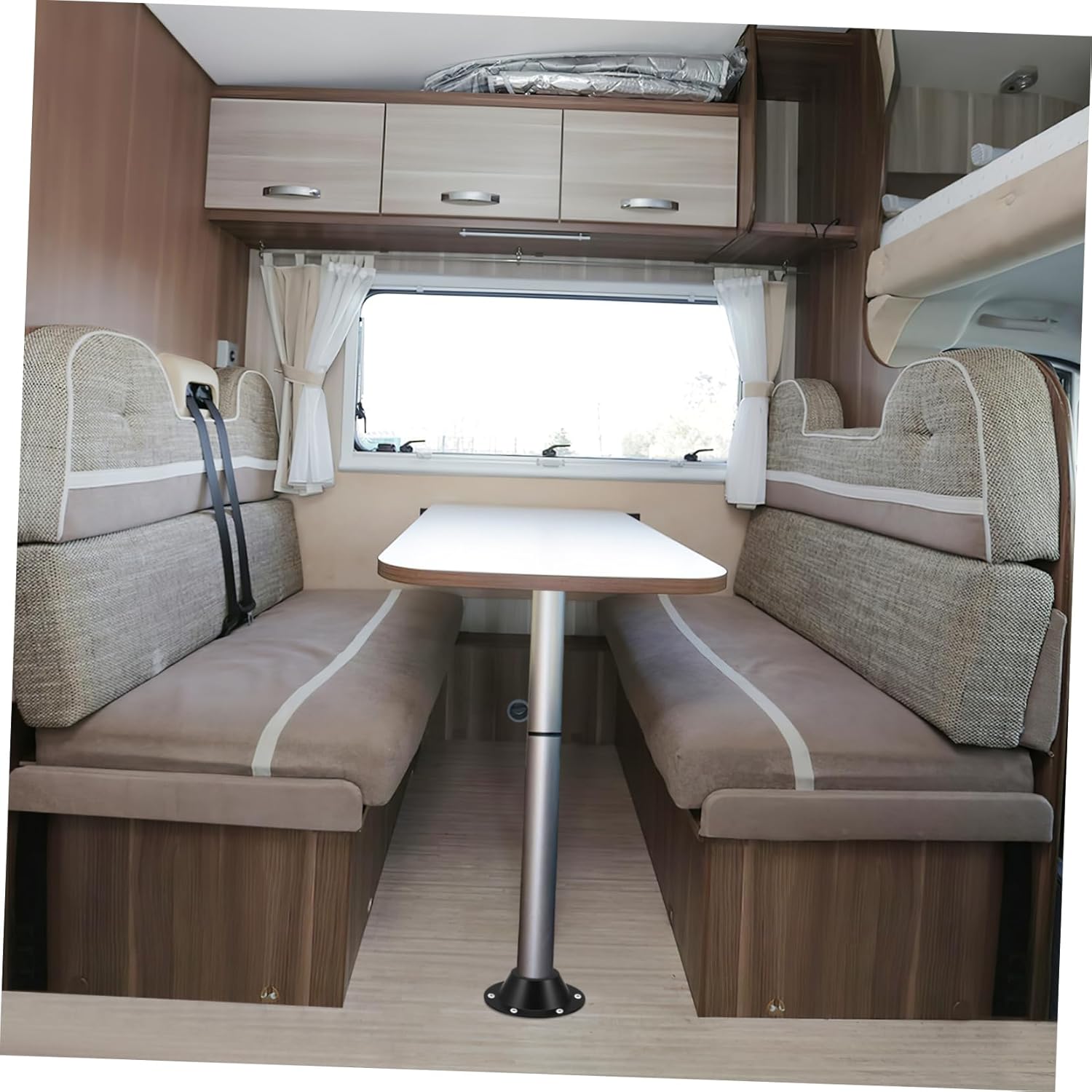 8pcs Rv Table Base Mount Camper Table Leg Base Floor Mount for Rvs Boats Campers Easy Setup Space-efficient Design Compatibility Enhanced Stability