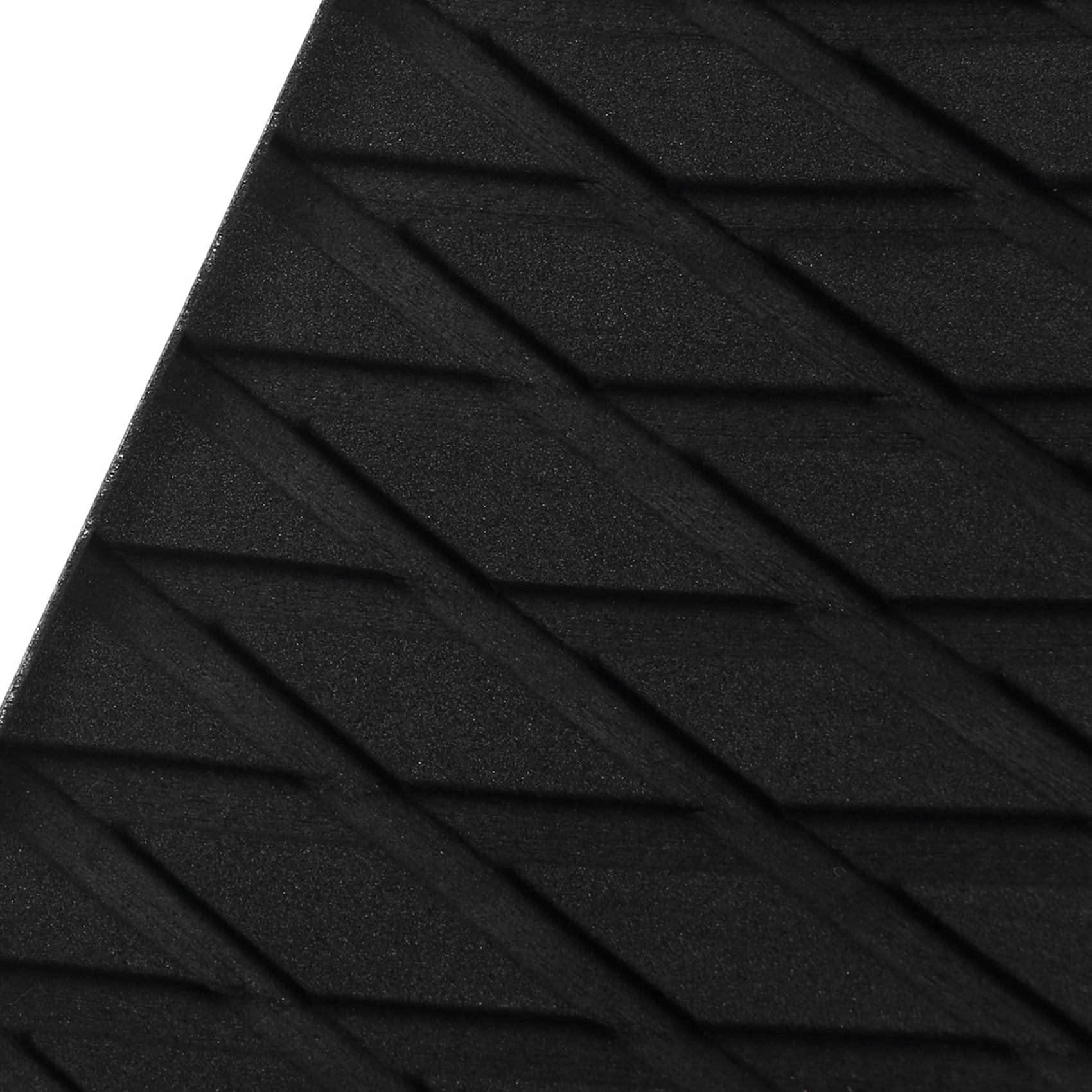 Lot de 8 patins à eau antidérapants en mousse EVA - 37 x 92 cm - Noir