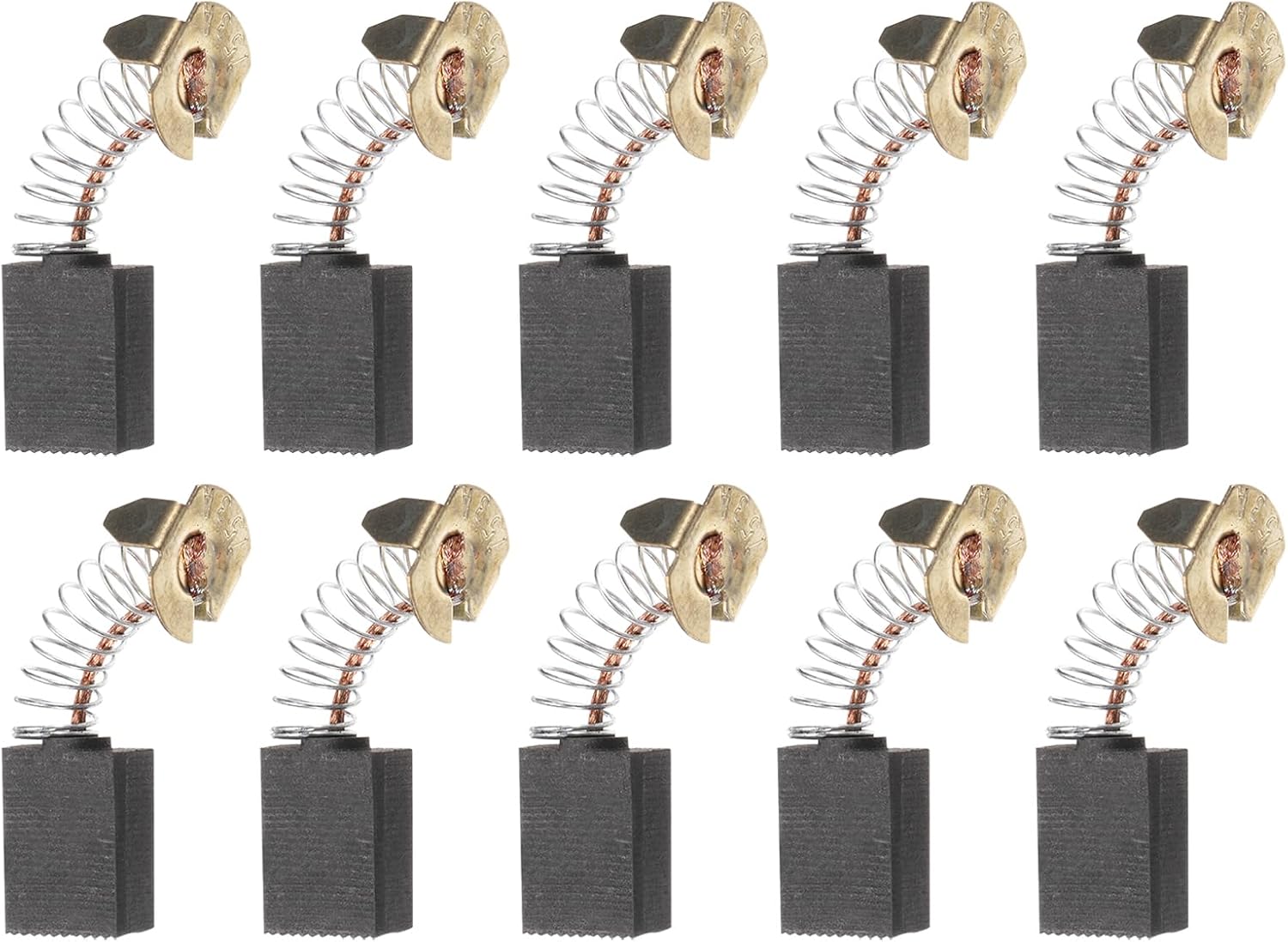 MECCANIXITY 10 Pack CB-153 Carbon Brushes Set Replaces 17x13.5x6.5mm for Most Power Tools Electric Hammer Drill Motor Circular Saws Replacement Part