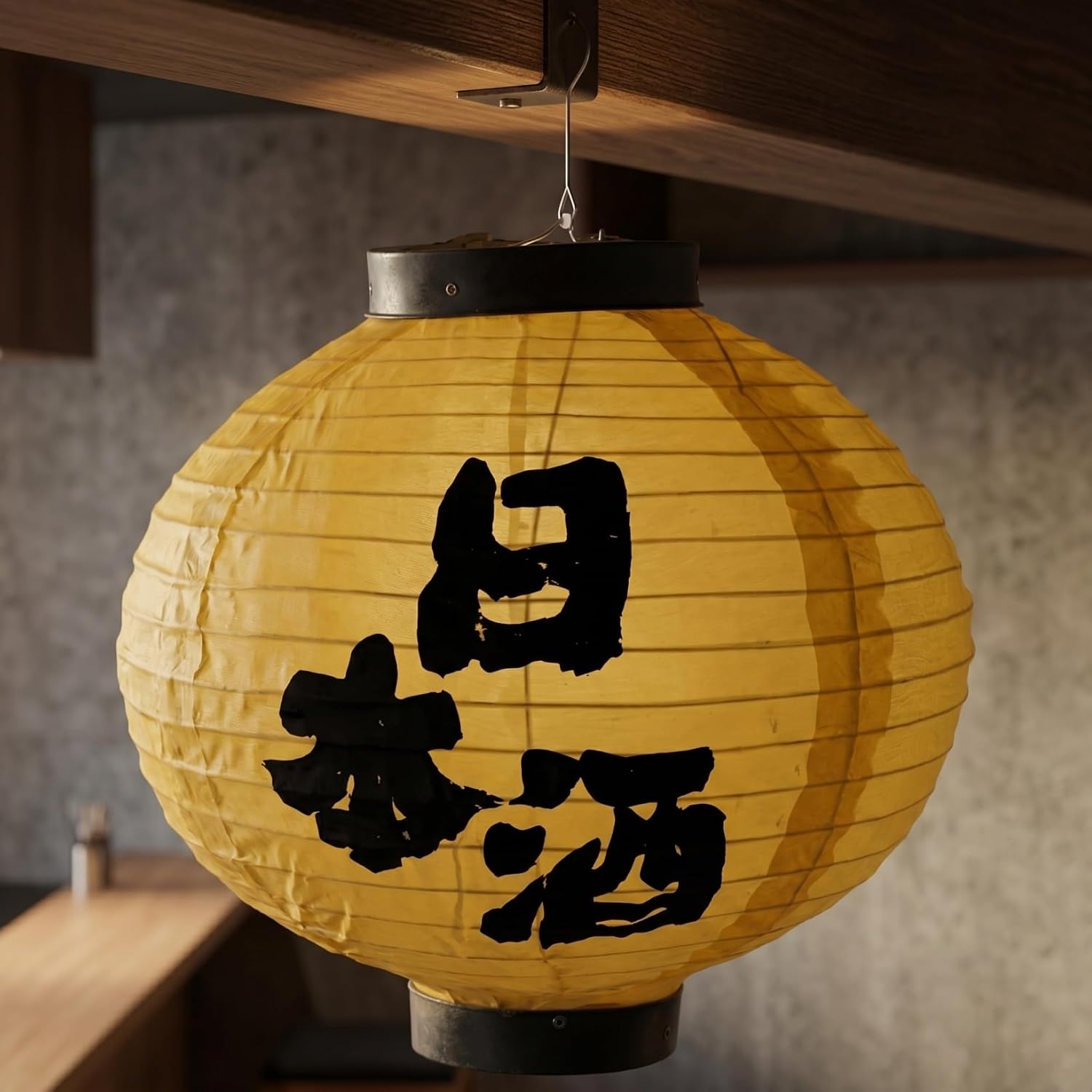 Japanese Style Hanging Lantern Waterproof Cloth Outdoor Lantern for Home Festival Party Decor 11.8 Inch Beautiful Lighting