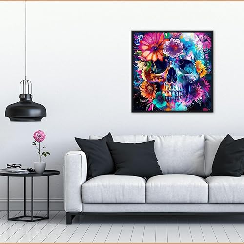 Miniatura 9 de SOTYIOO Kits de pintura de diamantes de Navidad para adultos. Arte de diamantes de pájaro de taladro completo, arte de gemas redondas, puntos de