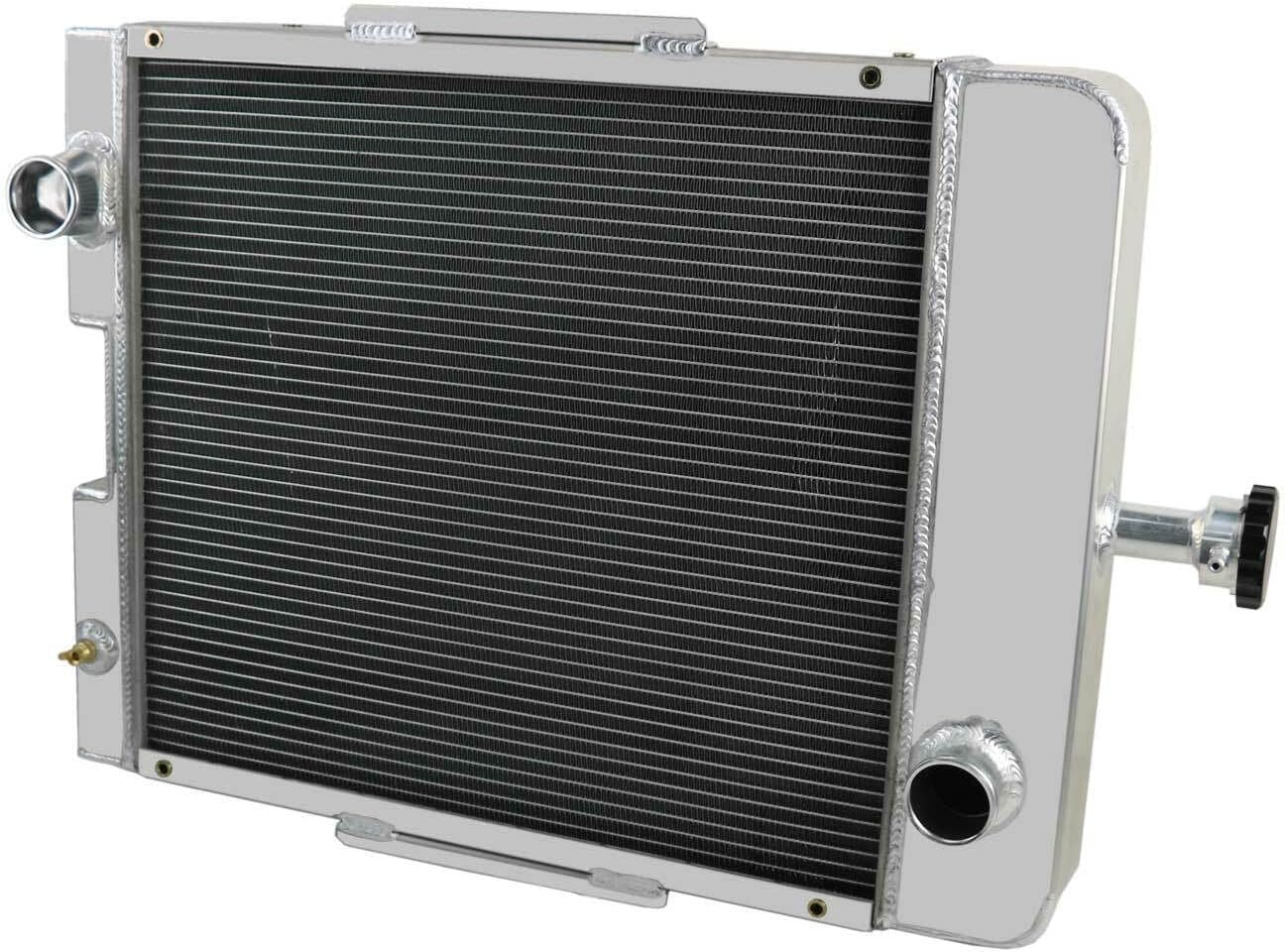 4 Row Aluminum Radiator Replacement for International &Case IH Farmall Tractor 656 706 756 766 2656 2706 378713R92 Tractor Radiators