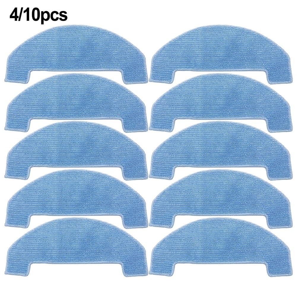 almohadillas para trapeador 4/10 piezas de repuesto for mopa aspiradora, accesorios limpieza for el hogar(10 PACK)