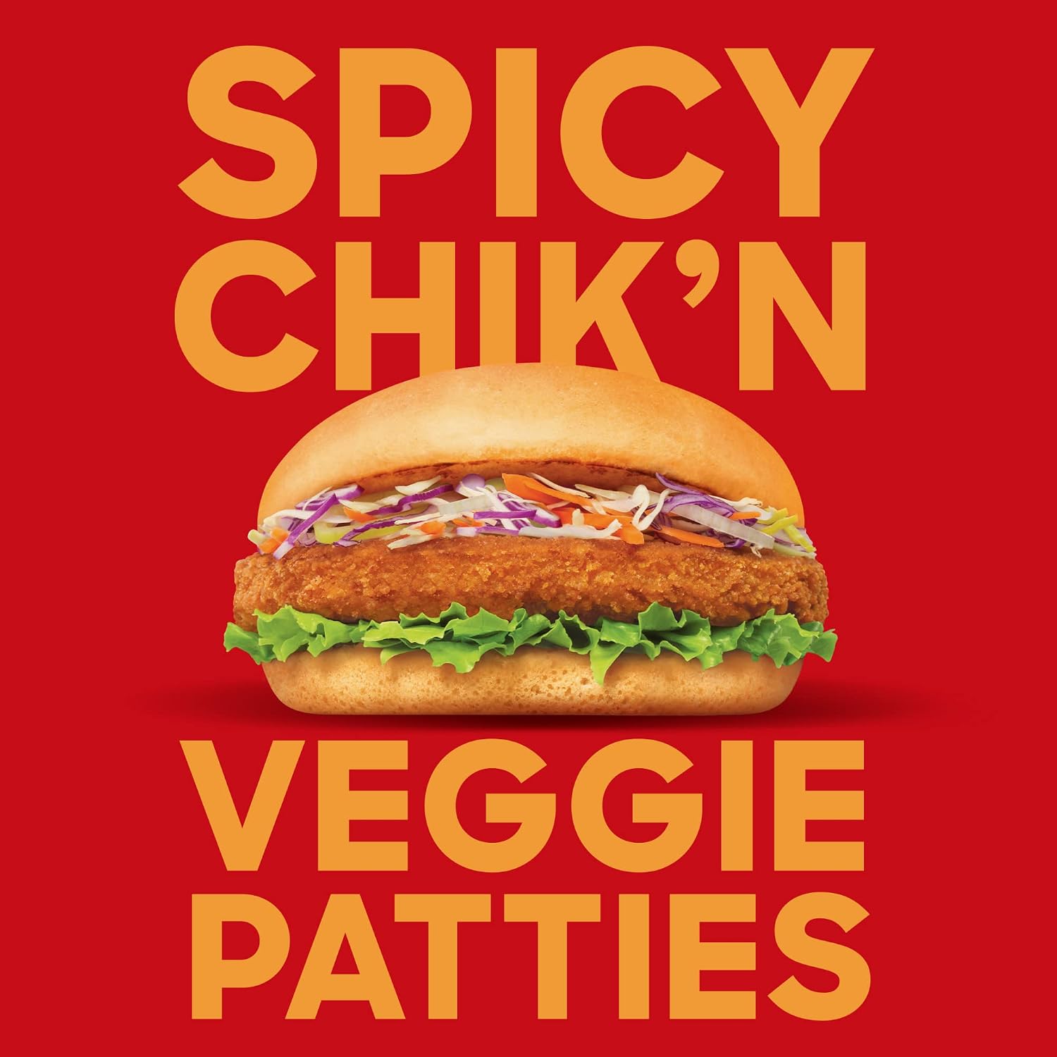 BOCA Spicy Vegan Chik'n Veggie Patties (4 ct Box)