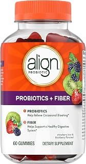 Probiotic, Probiotics + Fiber, Probiotics Help Relieve Occasional Bloating*, Fiber Helps Support a Healthy Digestive System*, #1 Doctor Recommended Probiotic Brand‡, 60 Gummies