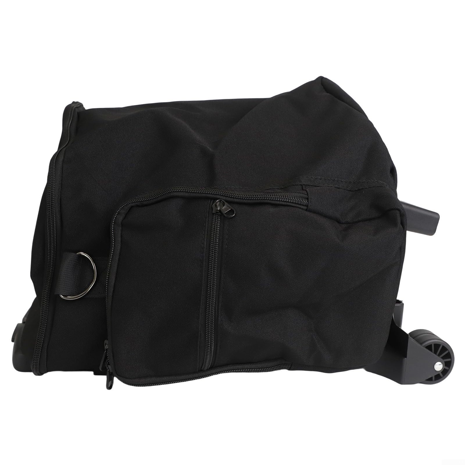 Custodia per altoparlanti in nylon nero per Bose S1 Pro/S1 Pro+, asta retrattile, ruote lisce e scomparti per accessori multitasche, 31 x 27,5 x 45 cm