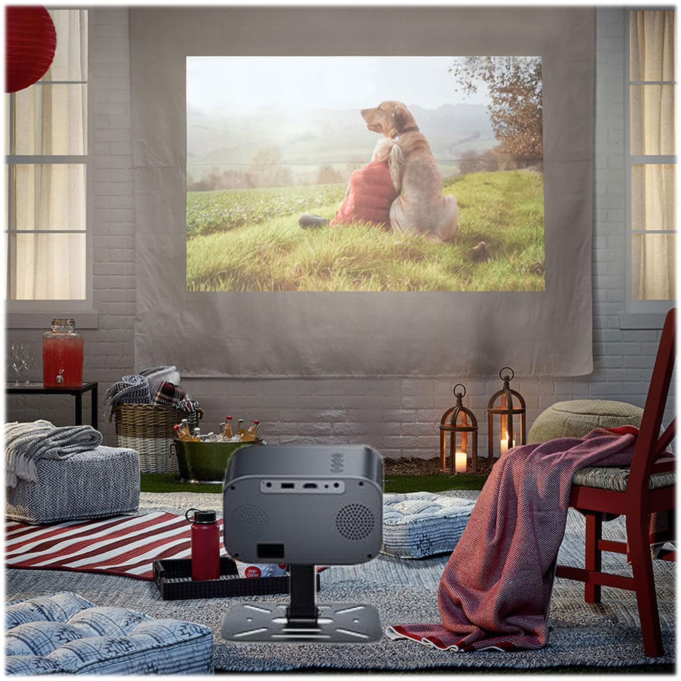 Support Universel Pour Vidéoprojecteur - Réglable En Hauteur - Bureau, Mur Ou Plafond - Noir