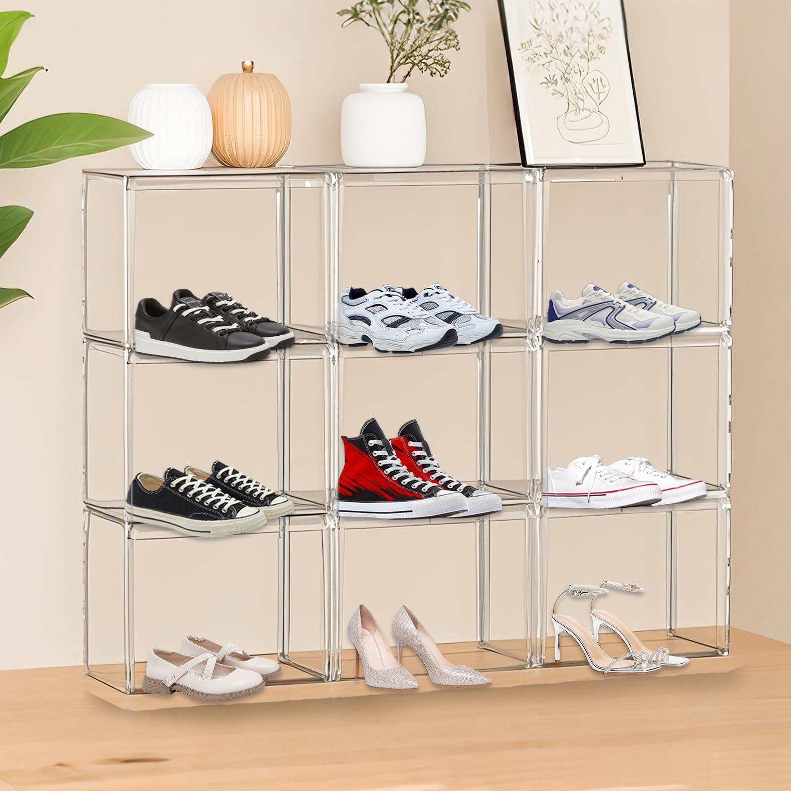 Amazon.co.jp: Heeloo フィギュアケース 3個セット 収納ケース