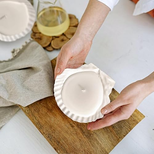 Miniatura 5 de stonechic 50 conchas de vieira para manualidades, grandes de 4 a 5 pulgadas, conchas naturales de playa blancas a granel para decoupage,