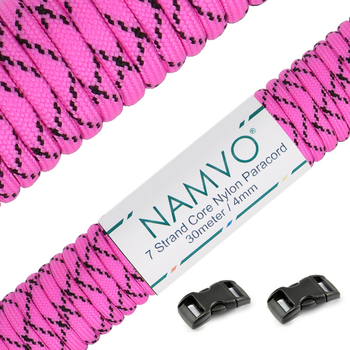 Namvo 550 Paracord Mil Spec Type III 7 Strand Parachute Cord Total Length 100ft/30 Meters Spots/Stripes/Camouflage — view 13