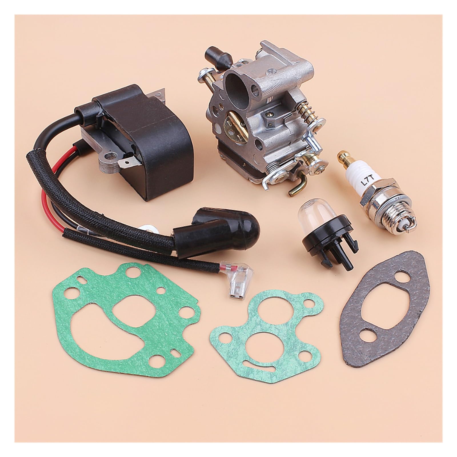 1 Juego de módulo de bobina de encendido de carburador, Kit magnético apto for H 240 236 235, piezas de motosierra for Zama C1T-W33 Carb