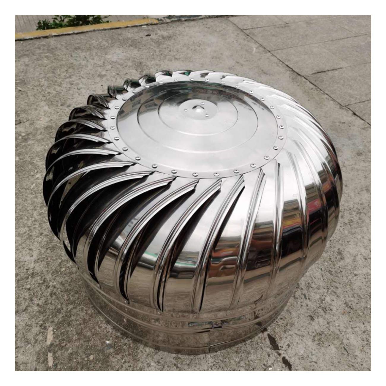 GYEQXKT Chimney cap,Premium Rotary Chimney Cowl Cap - Galvanized Steel Spinner for Chimneys & Exhaust Vents 300mm 200mm 100mm Sizes - Enhance Airflow & Prevent Downdrafts