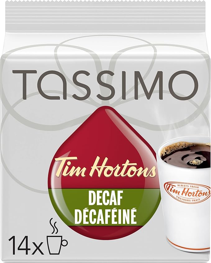Tassimo Tim Horton's Decaf Coffee, 14 TDiscs Amazon.ca Grocery