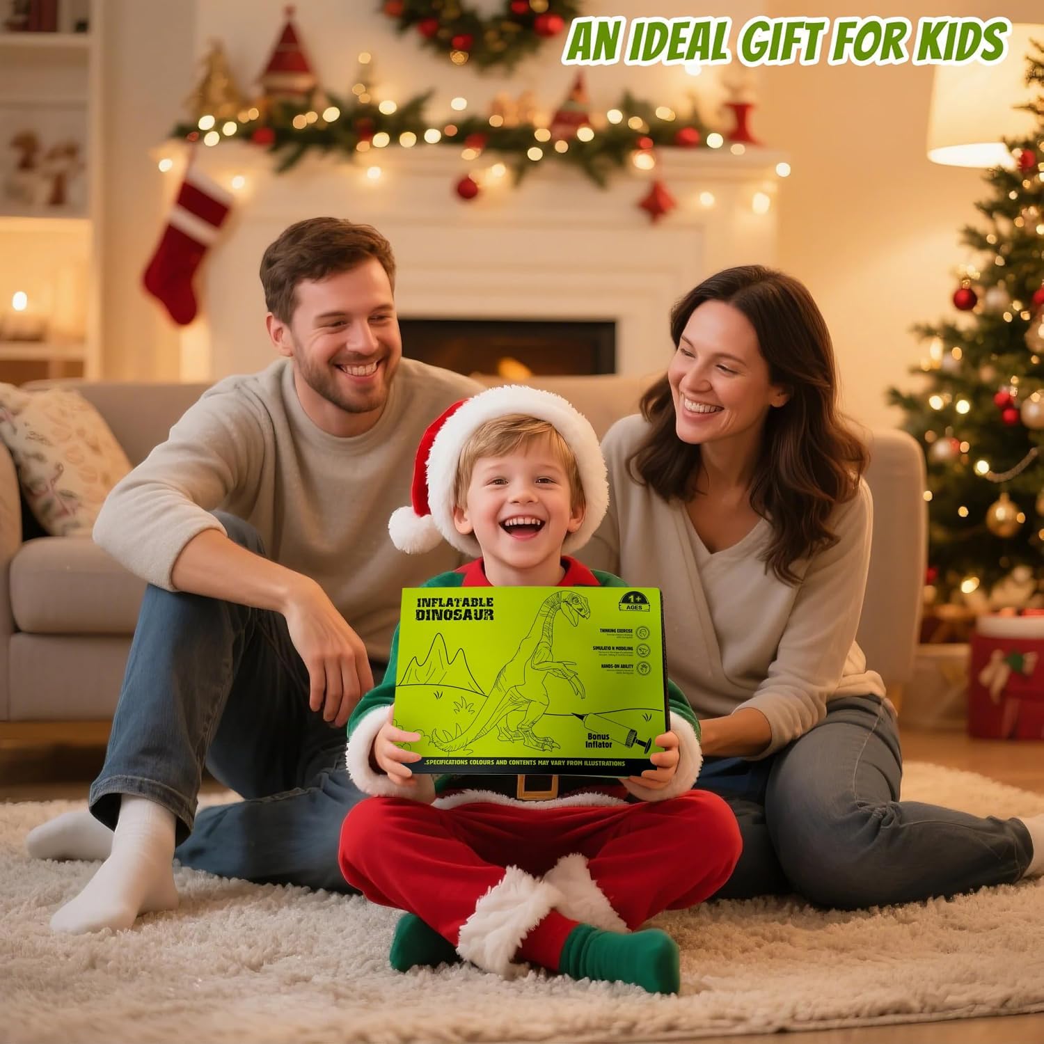 Large Dinosaur Toys- 29" Therizinosaurus Soft Dinosaur Toys for Kids 3-5, Big Inflatable Dino for Boys Girls, Toddler Party Favors Birthday Gifts - Image 7