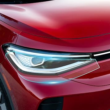PPF Protection Film for VW Volkswagen ID.4 2021-2024 TPU Precut Protective Film Scratch Guard Anti-Yellowing Self Healing Function Exterior Accessories Clear 2 Car Headlights