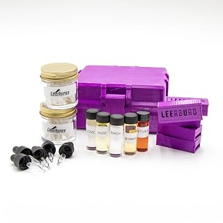 Leerburg UKC - Dog Scent Work Training Kit UKC Multi Odor Scent Kit (Purple) - Anise, Birch, Clove, Myrrh, Vetiver