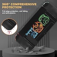 Vista 4 de DLseego Funda protectora para interruptor de monstruo de dibujos animados, carcasa de TPU suave a prueba de golpes, resistente a los arañazos, piel