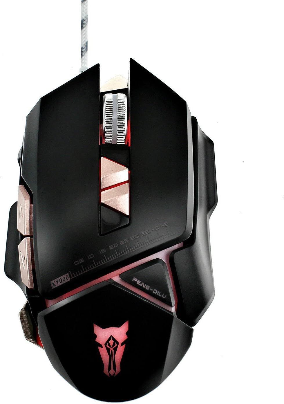 Gaming Mouse Professional Gaming Mouse 3500DPI Adjustable 8 Buttons Cable Gaming Mouse USB Mouse Mice for PC Computer Laptop