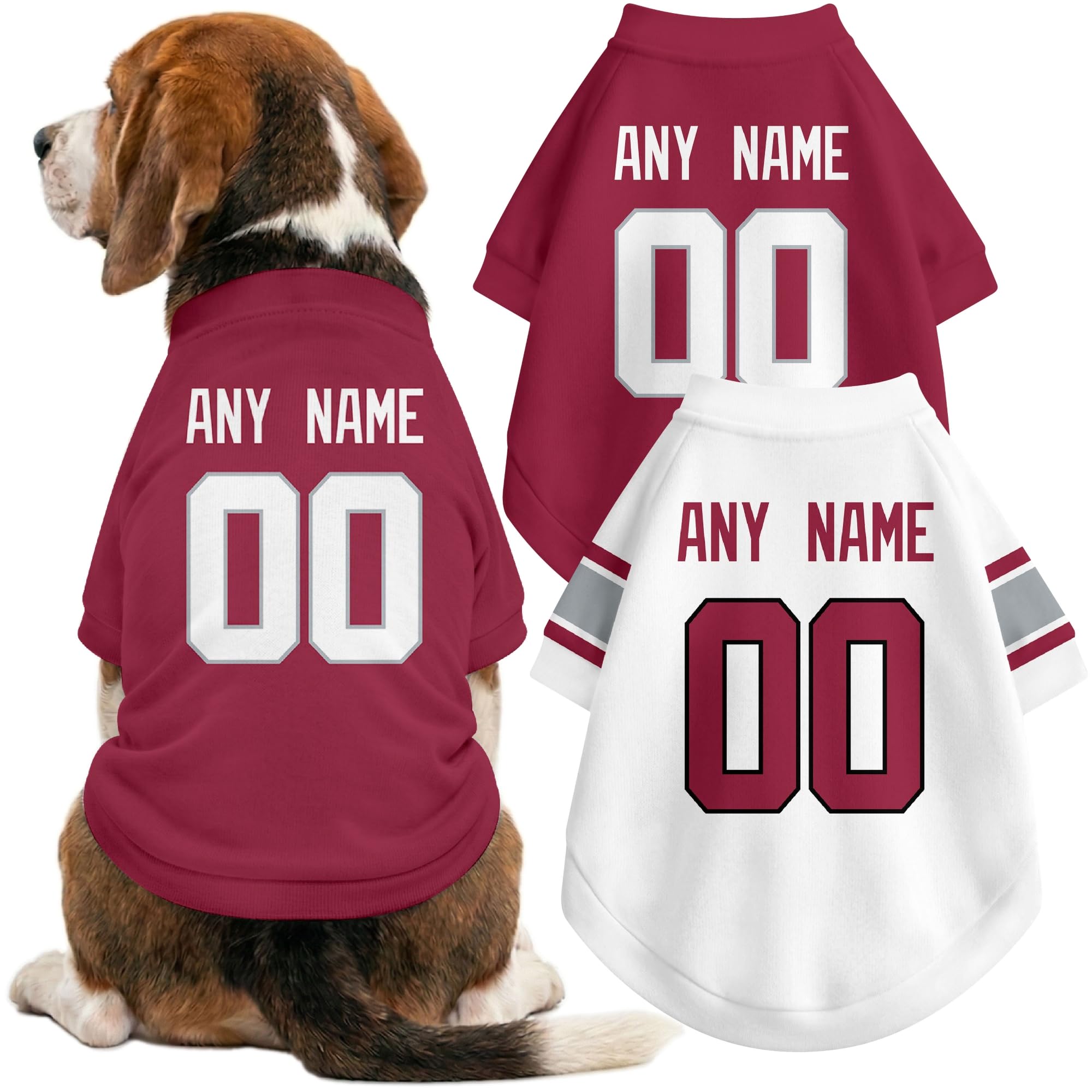 Arizona Dog Clothes Custom Name Number T Shirt for Dog Gifts