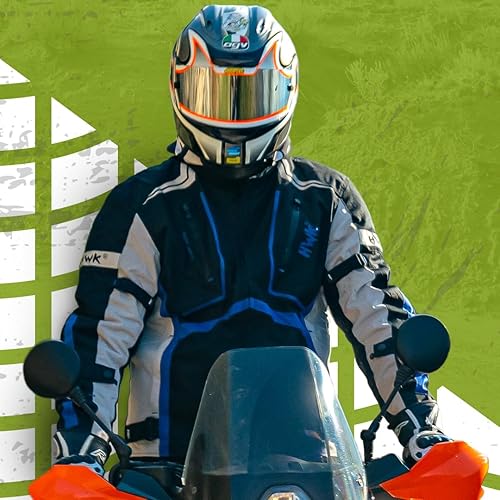Miniatura 7 de Chaqueta de moto para hombre CE Blindado, Impermeable, para todo clima, XL