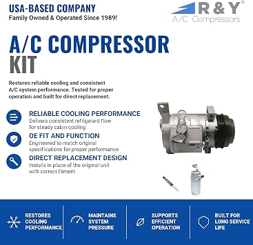RYC Remanufactured AC Compressor Kit KT DH06