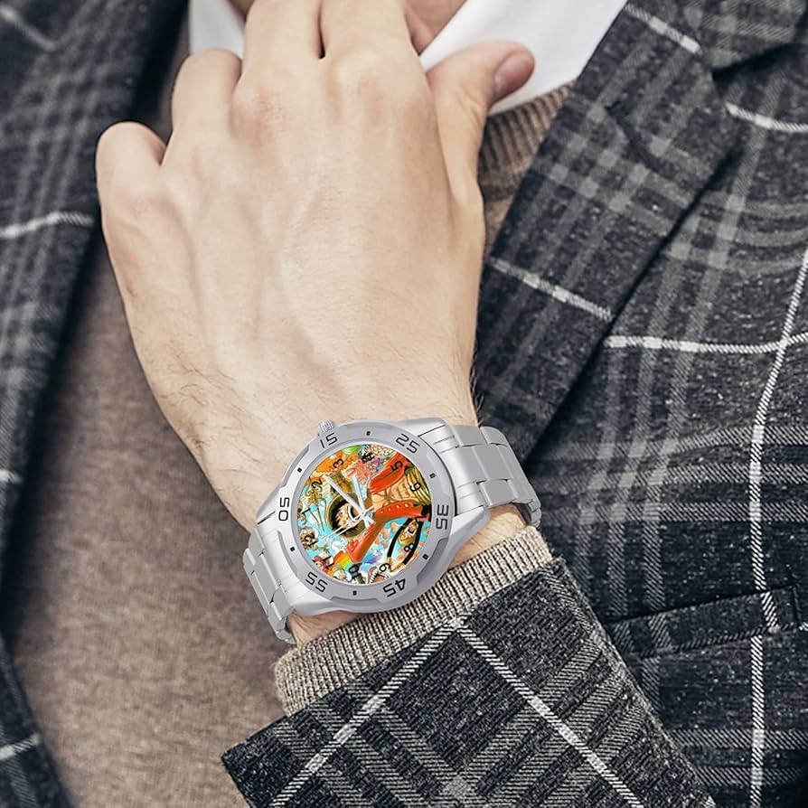 Amazon.co.jp: 腕時計 ワンピース ONE PIECE ルフィ うで時計