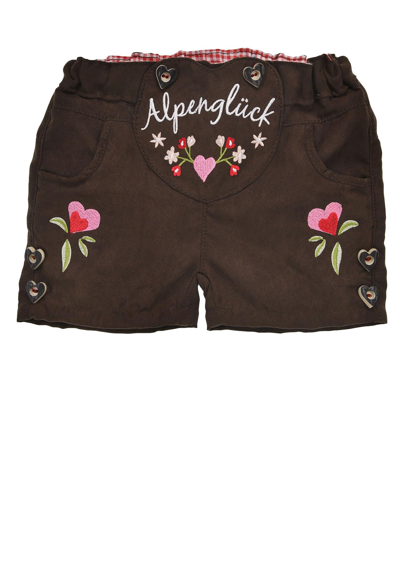 Pantalón corto de piel sintética regional para que tu bebé disfrute de la fiesta 4