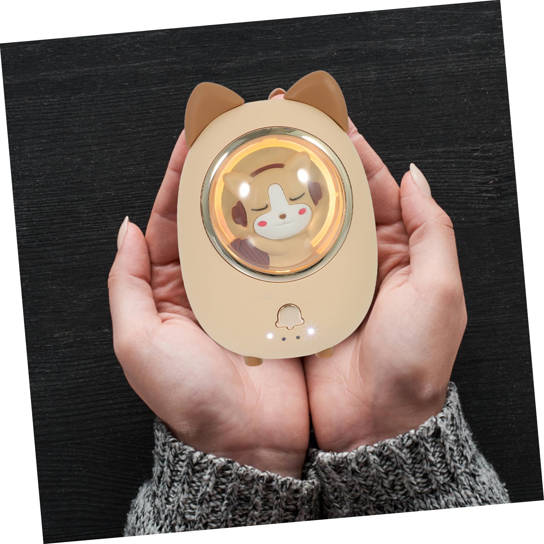 1juego Calentador De Portátil Recargable De Animales De Dibujos Animados Calentador USB De Mano para De Eléctrico Protección De Sobrecalentamiento y Diseño