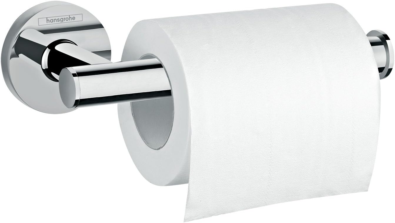 Logis Universal Toilet Paper Holder without Cover 2-inch Modern Accessories in Chrome, 41726000