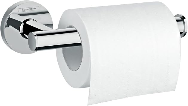 hansgrohe Logis Universal Toilet Paper Holder without Cover 2-inch Modern Accessories in Chrome, 41726000