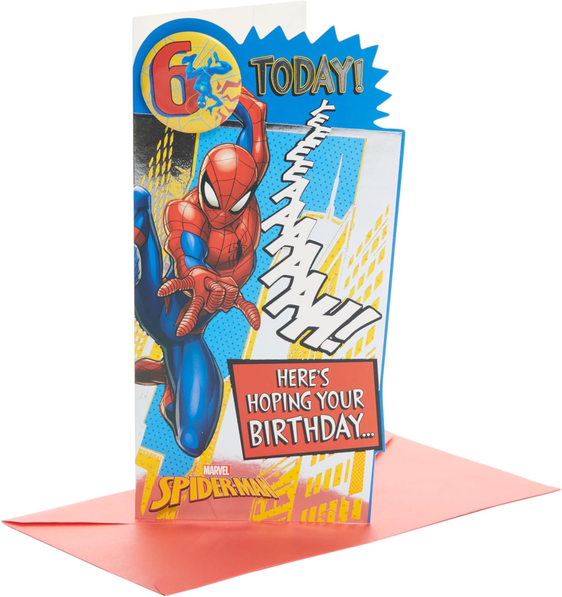 Spiderman | Verjaardagskaart | Superheld | Met foto