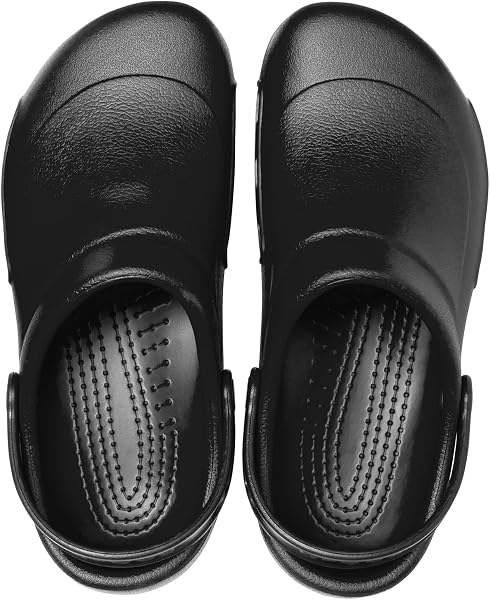 Crocs Unisex-Adult Bistro Work Clogs | Enclosed Toe | Slip Resistant | All Day Comfort - 4