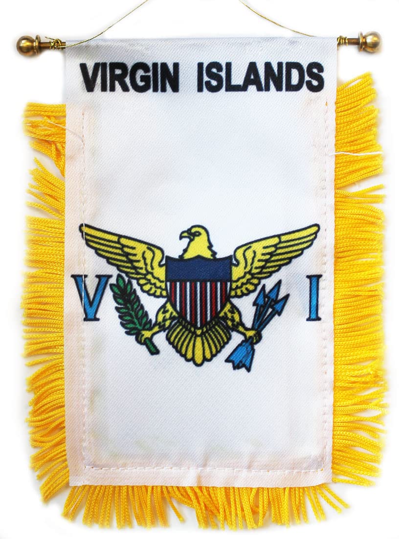 US Virgin Islands - Window Hanging Flag