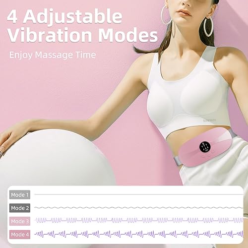 Miniatura 4 de Almohadilla térmica, almohadilla térmica portátil inalámbrica de calentamiento rápido, almohadillas térmicas con 3 niveles de calor y 3 modos de